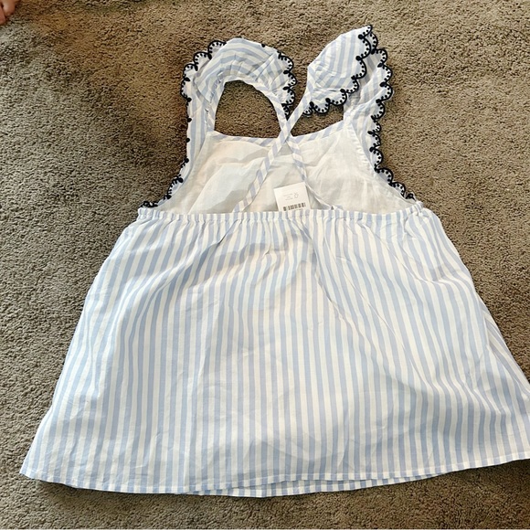 Crewcuts | large | girls ruffle trim apron top - Picture 4 of 8